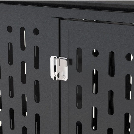 Indestructible 45" Dual-Door Dog Kennel with Roof