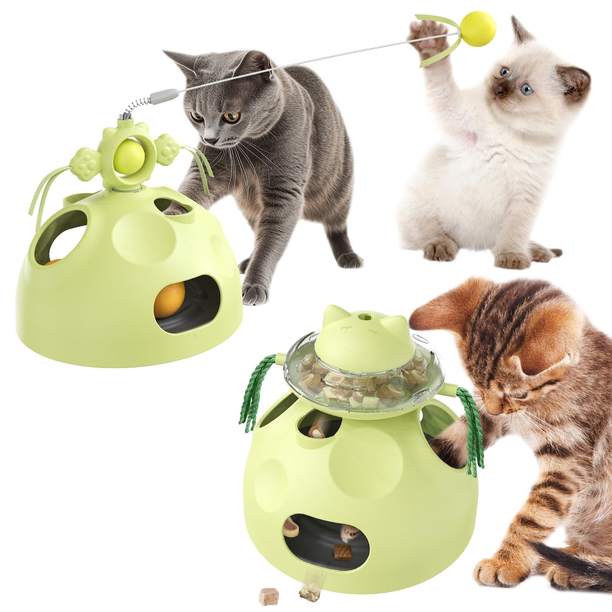 FunTime Track & Tease Cat Toy Set