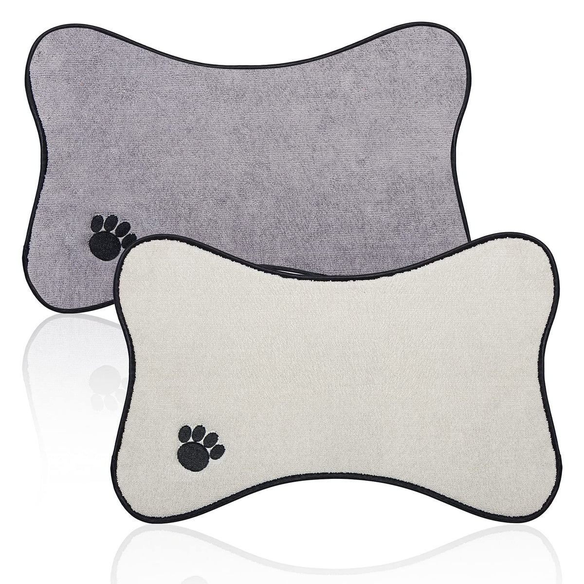 Spill-Proof Pet Bowl Mat Duo